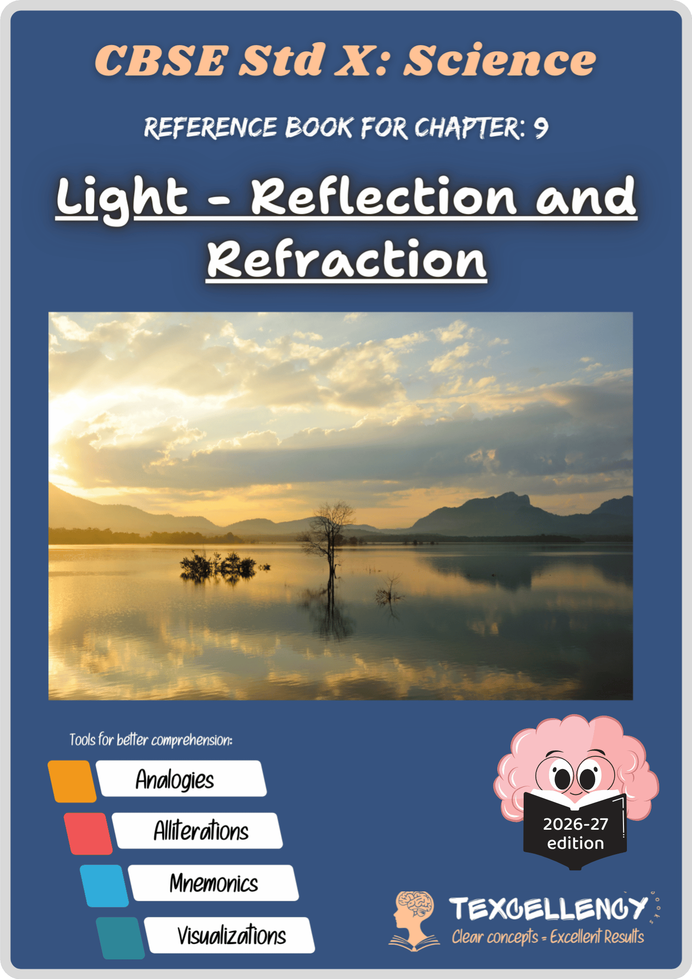 Light Reflection and Refraction — Easy CBSE Class 10 Science Book CBSE Class 10 Science Book Texcellency Light Reflection and Refraction Class 10 easy book