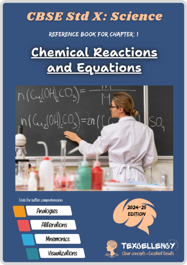 NCERT Book: Chemical Reactions and Equations Book Cover