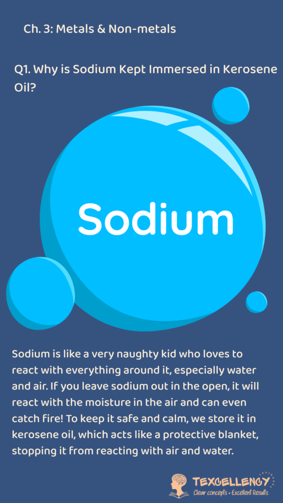 Why is Sodium Kept Immersed in Kerosene Oil
